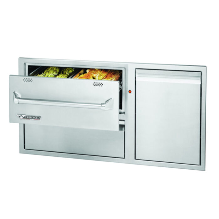 Twin Eagles 42 Warming Drawer Combo