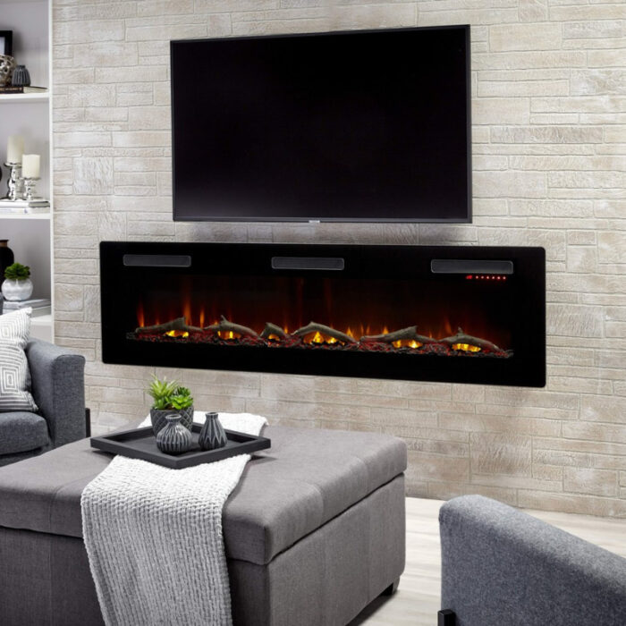 Dimplex Sierra Wall Built In Linear Electric Fireplace 72
