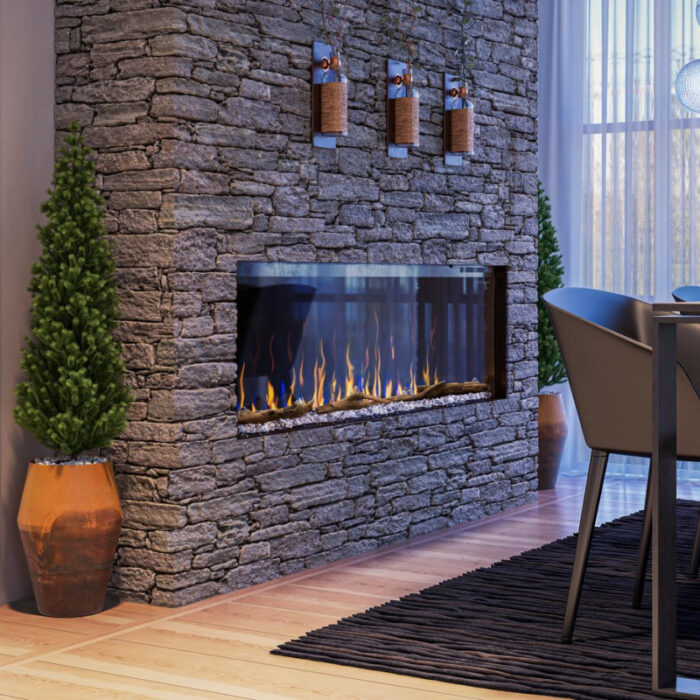 Ignitexl Bold Built in Linear Electric Fireplace 2