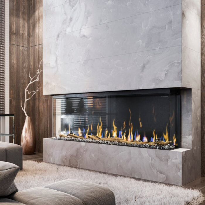 Ignitexl Bold Built in Linear Electric Fireplace 50