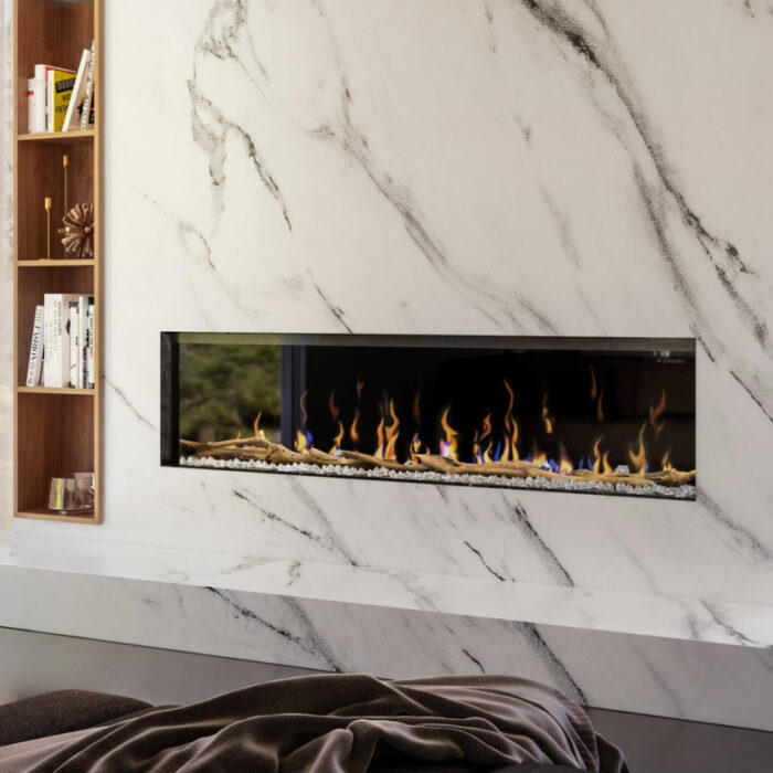 Ignitexl® Bold Built in Linear Electric Fireplace 74 2