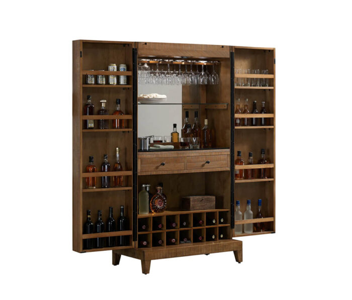 American Heritage Braxton Wine Cabinet