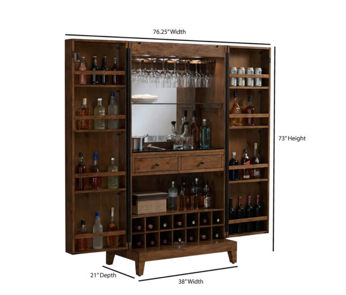 American Heritage Bristol Wine Cabinet
