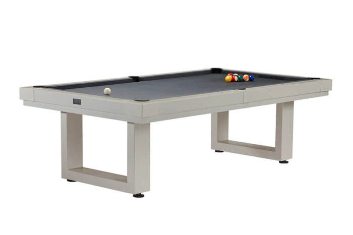 American Heritage Lanai Outdoor Full Set Pool Table (Oyster Grey)